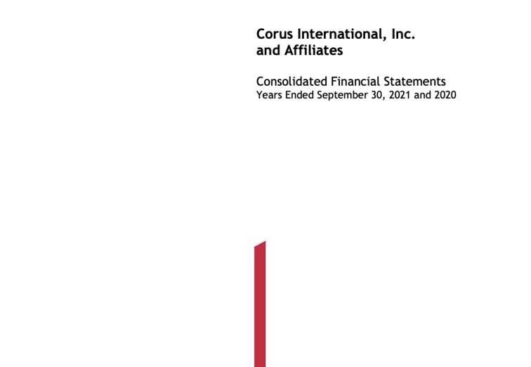 2021 Consolidated Financial Statements (for Corus International and Affiliates)